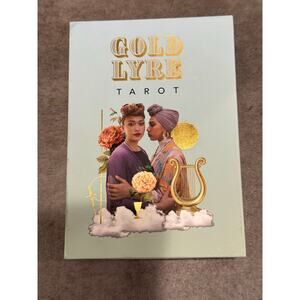 Gold Lyre Tarot Card Deck and Guidebook